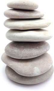 mini zen garden balancing stones